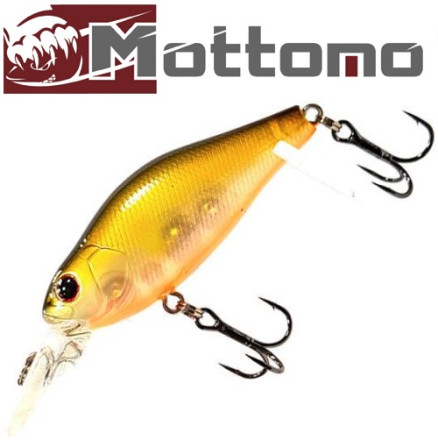 Воблер Mottomo DJ Crank 52F 8gr #Gold Shiner