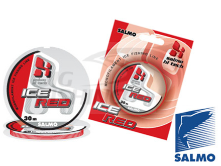 Монофильная леска Team Salmo Hi-Tech Ice Red 30m 0.12mm