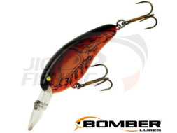 Воблер Bomber Deep Flat A B02FA 64F #XC5 Apple Red Crawdad