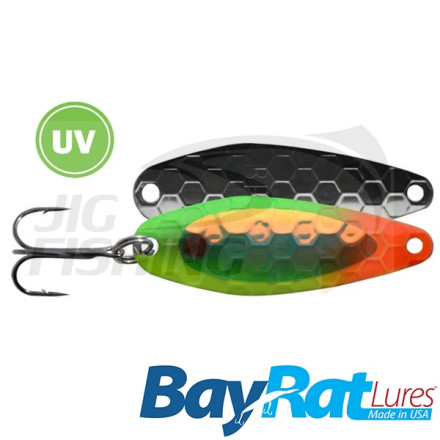 Колеблющаяся блесна BayRat Lures SP-2.5 #Veggie Chrome