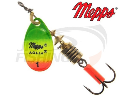 Вращающаяся блесна Mepps Aglia Fluo 1 #Tiger