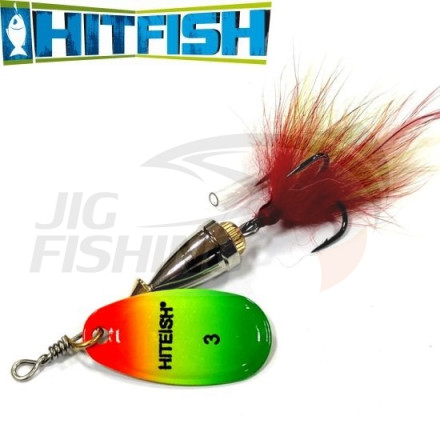 Вращающаяся блесна HitFish Palia Fox #3 8gr 50mm 88