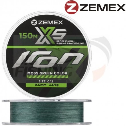 Шнур Zemex Iron PE X5 150m Moss Green #0.18mm 6.91kg