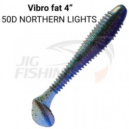 Мягкие приманки Crazy Fish Vibro Fat 4&quot; 50D Northern Light