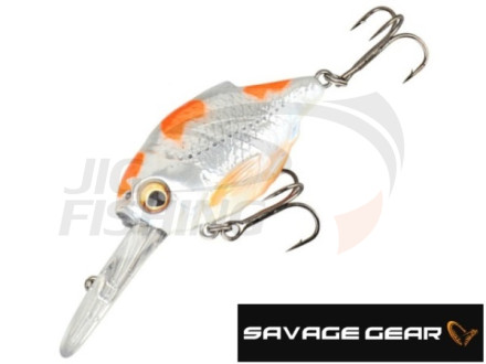 Воблер Savage Gear 3D Crucian Crank 34SF DR Pearl White Silver