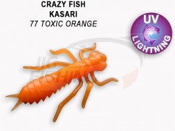 Мягкие приманки Crazy Fish Kasari 1.6&quot; 77 Toxic Orange