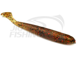 Мягкие приманки Beat Breath Fish Tail Shad 2.8&quot; #142 Green Pumpkin Black