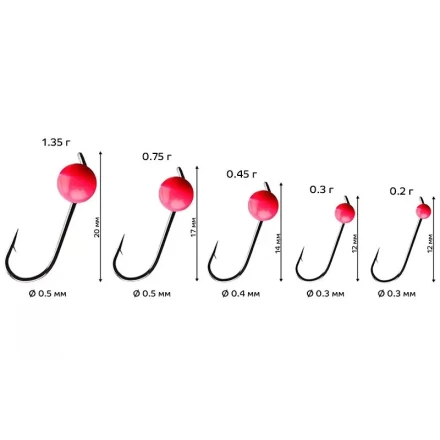 Вольфрамовая джиг-головка CF Silver 1.35gr (3шт/уп)