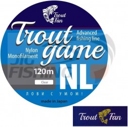 Леска Trout Fan Trout Game Nylon 120m #1 0.165mm 4lb