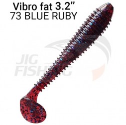 Мягкие приманки Crazy Fish Vibro Fat 3.2&quot; 73 Blue Ruby