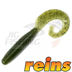 Мягкие приманки Reins Fat G-Tail Grub 4&quot; #001 Watermelon Seed