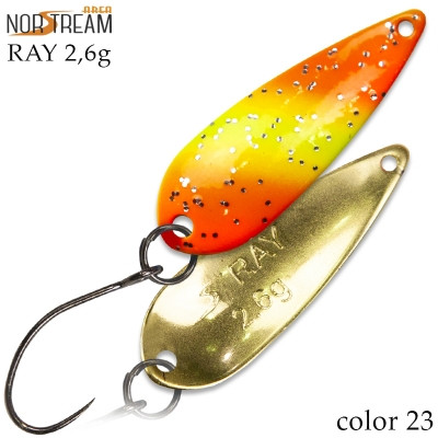 Блесна колеблющаяся Norstream Area Ray 2.6gr #23