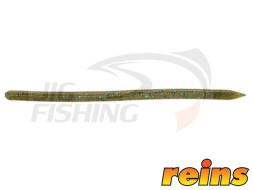 Мягкие приманки Reins Swamp Worm Micro 2.8&quot; #005 Green Pumpkin Blue