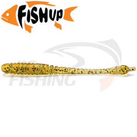 Мягкие приманки FishUp ARW Worm 2&quot; #036 Caramel/Green &amp; Black