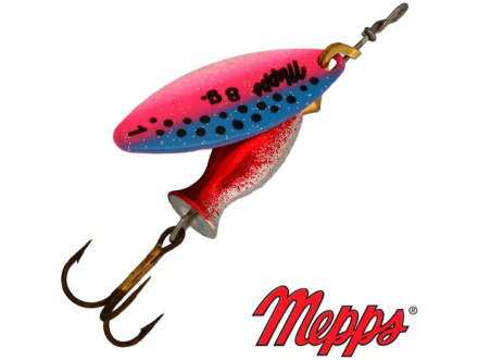 Вращающаяся блесна Mepps Aglia Long Heavy 1 #Rainbo