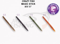 Мягкие приманки Crazy Fish Magic Stick 5.1&quot; Mix 97