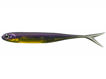 Мягкие приманки Fish Arrow Flash J Split 4&#039;&#039; #05 Purple Weenie Silver