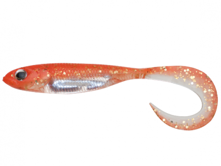 Мягкие приманки Fish Arrow Flash J Grub SW 4.5&#039;&#039; #121 Glow Orange Silver