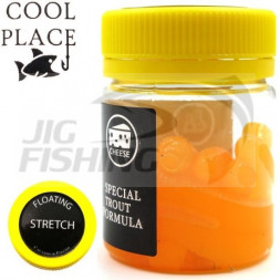 Форелевые приманки Cool Place Stretch Floating Glow Orange