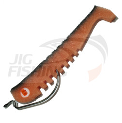 Сменная поролоновая рыбка Minnow 100mm #BL/ORG (5шт/уп)