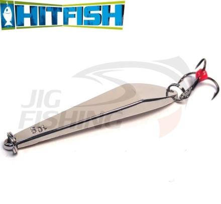 Зимняя блесна HitFish Winter Spoon 7001 55mm #01 Silver