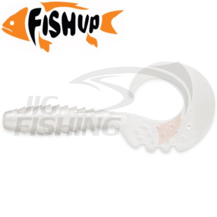 Мягкие приманки FishUp Fancy Grub 2.5&quot; #081 Pearl