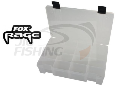 Коробка для снастей Fox Rage прозрачная Medium Shallow NBX011 16 отсеков