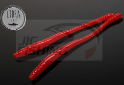 Мягкие приманки Libra Lures Dying Worm 80mm #021 Red