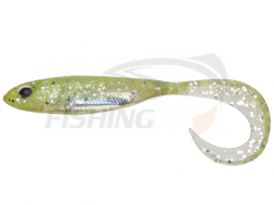 Мягкие приманки Fish Arrow Flash J Grub SW 4.5'' #123 Glow Chart Silver
