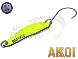 Блесна колеблющаяся Akkoi Reflex Cyclone 32mm 2.6gr  #R19