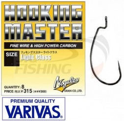 Офсетные крючки Varivas Hooking Master Light Class #3 (9шт/уп)