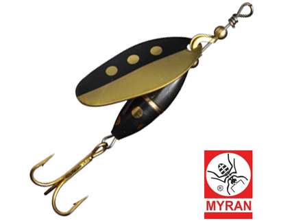 Вращающаяся блесна Myran Panter Harr 7gr #Guld