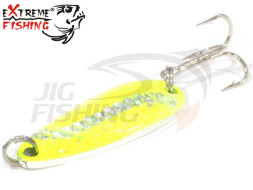 Блесна колебалка Extreme Fishing Hypnotiser 35mm 6.5gr #FluoYellowSilver