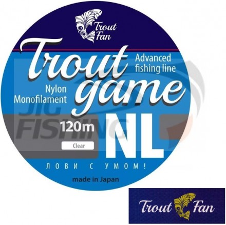 Леска Trout Fan Trout Game Nylon 120m #2 0.235mm 8lb