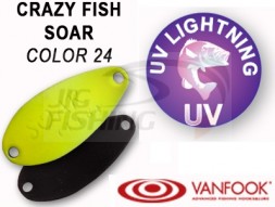 Колеблющиеся блесна Crazy Fish Soar 1.8gr #24
