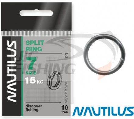 Заводное кольцо Nautilus Split Ring 5mm 8kg