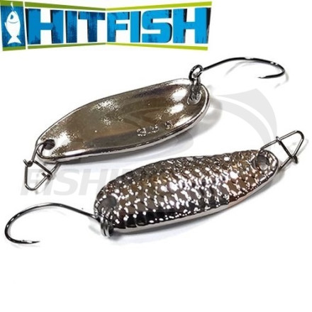Колеблющаяся блесна HitFish Lite Series Scale 3.5gr #Silver