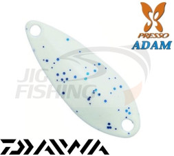 Колеблющаяся блесна Daiwa Presso Adam 2.2gr #Snow Glow