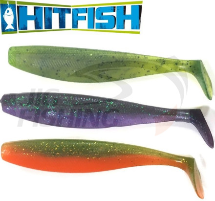 Мягкие приманки HitFish Big  Shad 5.35&quot; #MIX3 (3шт/уп)