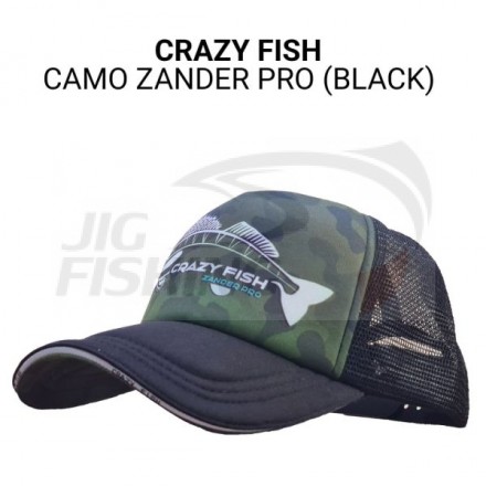 Кепка тракер Crazy Fish Camo Zander Pro bl M