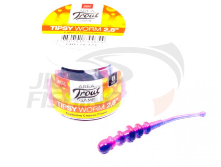 Мягкие приманки Lucky John Pro Series Tipsy Worm 2.8&quot; #T71