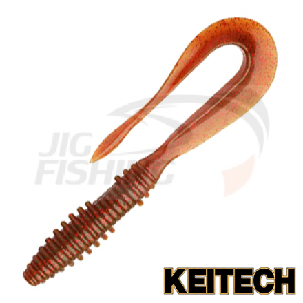 Мягкие приманки Keitech Mad Wag 7&quot; #PAL07 Motor Oil Red Flake