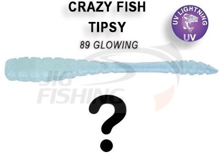 Мягкие приманки Crazy Fish Tipsy 1.2&quot; #89 Glowing #91
