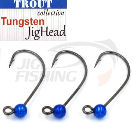 Джиг-головки Trout Tungsten Jig Head MG-3 #6 0.6gr Blue (3шт/уп)