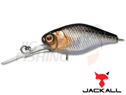 Воблер Jackall Diving Chubby 38F #Hl Silver &amp; Black