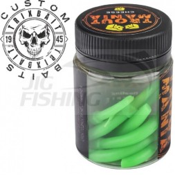 Мягкие приманки Trixbait Trout Mania Skally 2.4&quot; #005 Lime Cheese