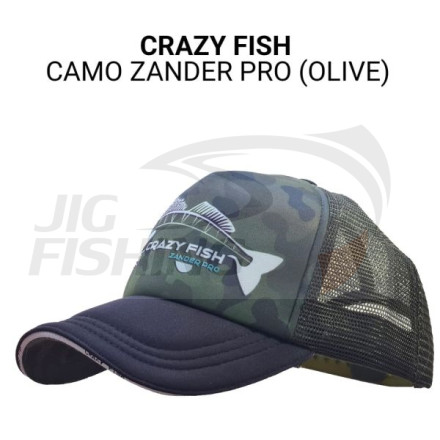 Кепка тракер Crazy Fish Camo Zander Pro ol M