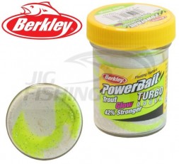 Паста форелевая Berkley Turbo Dough 50gr Glow SshineYel White