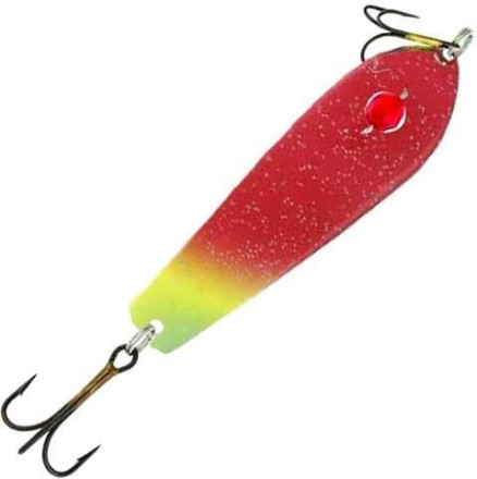 Колеблющаяся блесна Kuusamo Professor 90/13 #GL/GR/FYe/R-C, UV