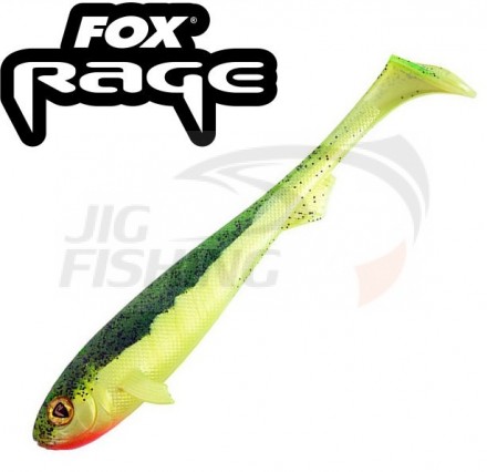 Мягкие приманки Fox Rage Slick Shad UV 18cm Lemon Tiger